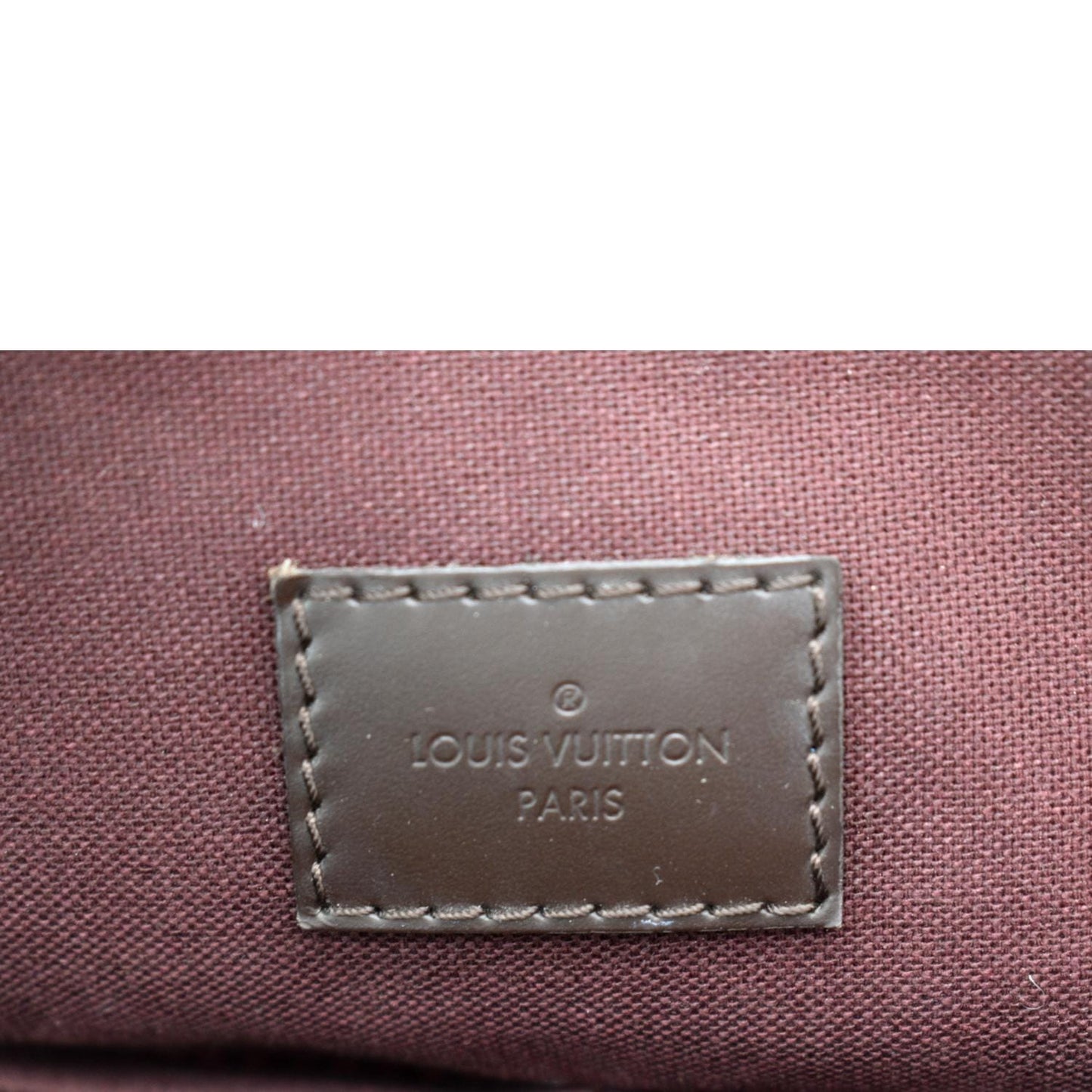 LOUIS VUITTON Iena MM Damier Ebene Shoulder Bag Brown