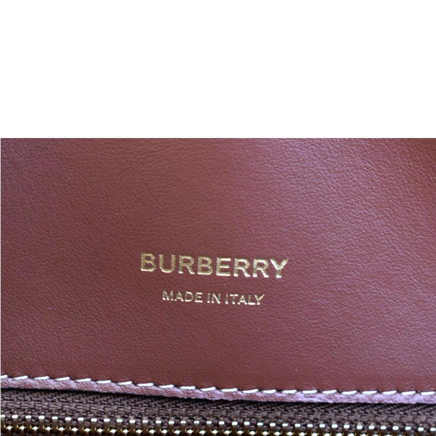 Burberry Vintage Check Two Handle Title Bag Multicolor