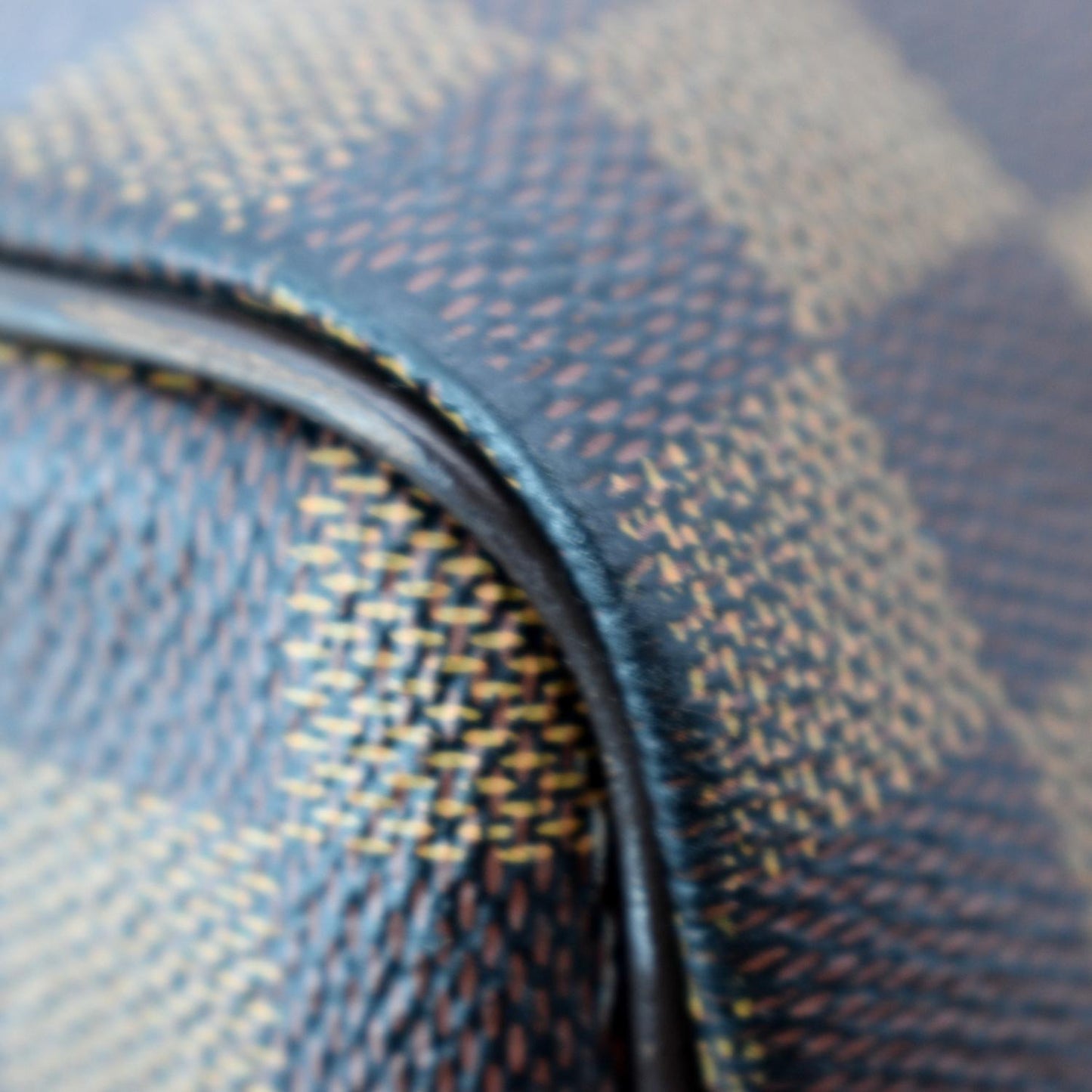 LOUIS VUITTON Speedy 35 Damier Ebene Satchel Bag Brown