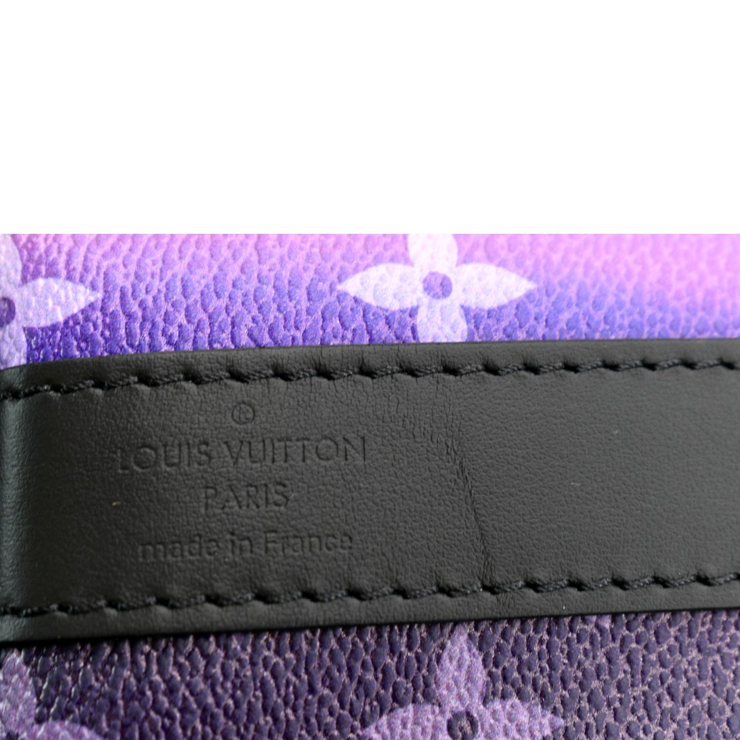LOUIS VUITTON Sunset Keepall 50 Bandouliere Monogram Leather Travel Bag Multicolor