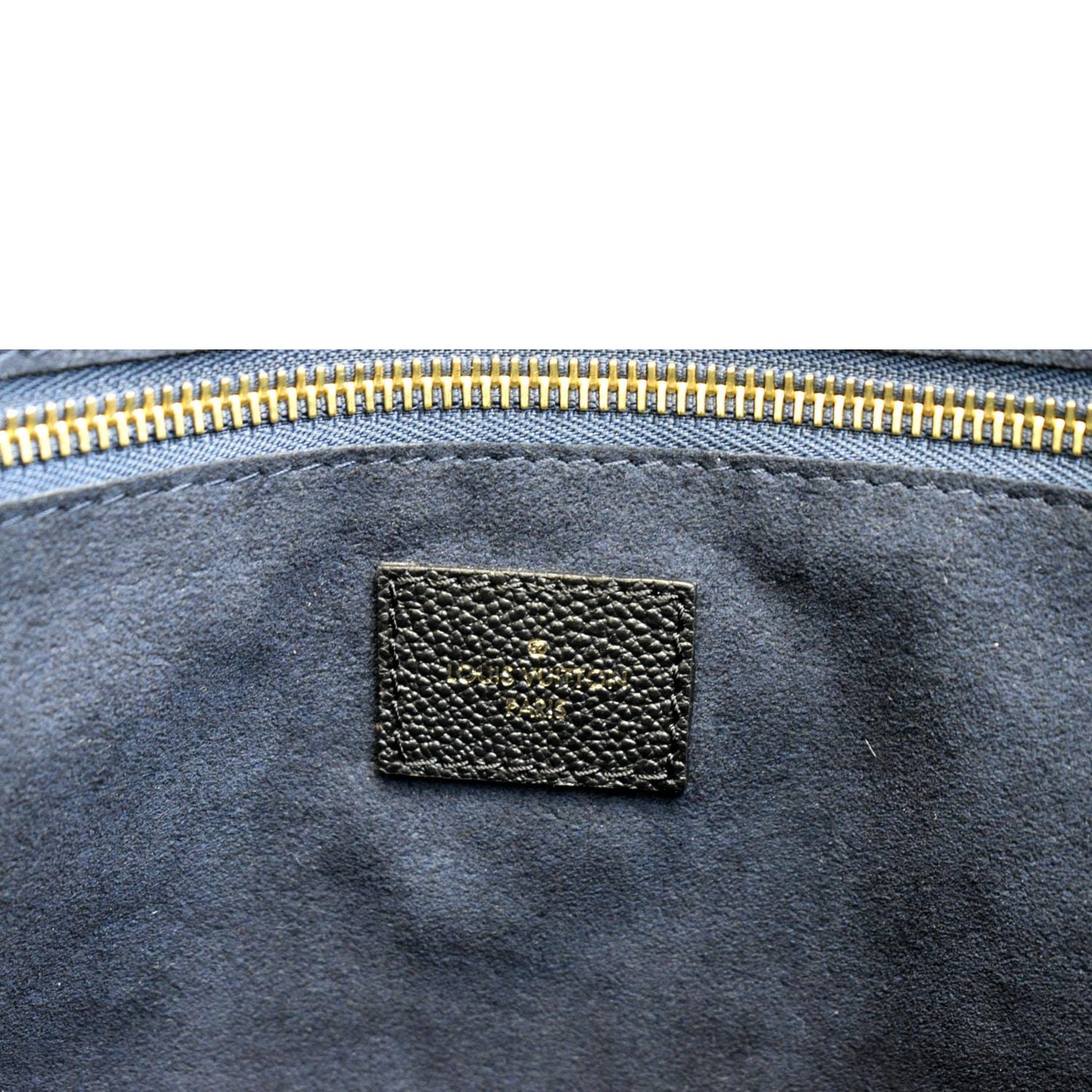 LOUIS VUITTON Neverfull MM Monogram Empreinte Tote Bag Black
