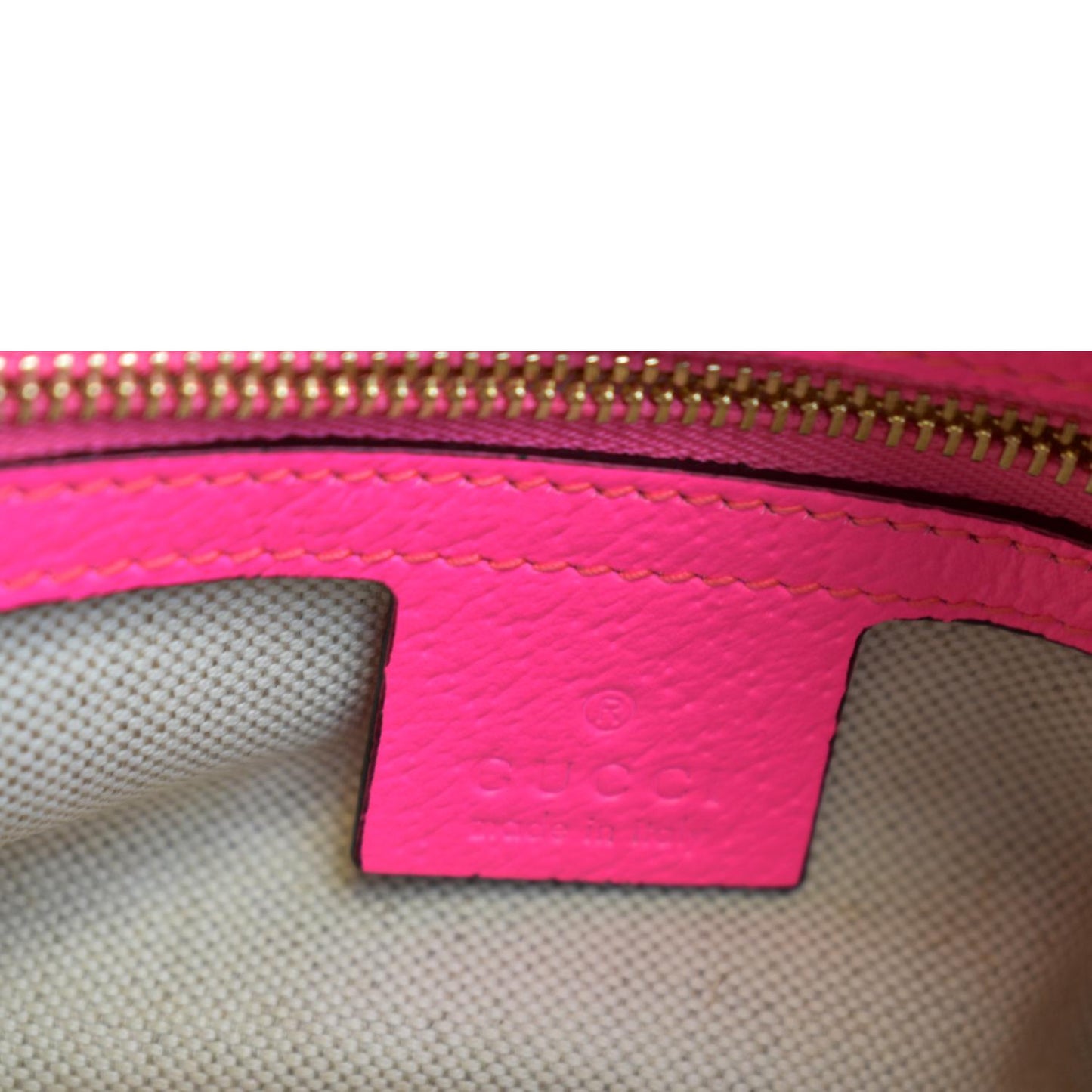 GUCCI Flora Canvas Tote Shoulder Bag Pink 550147