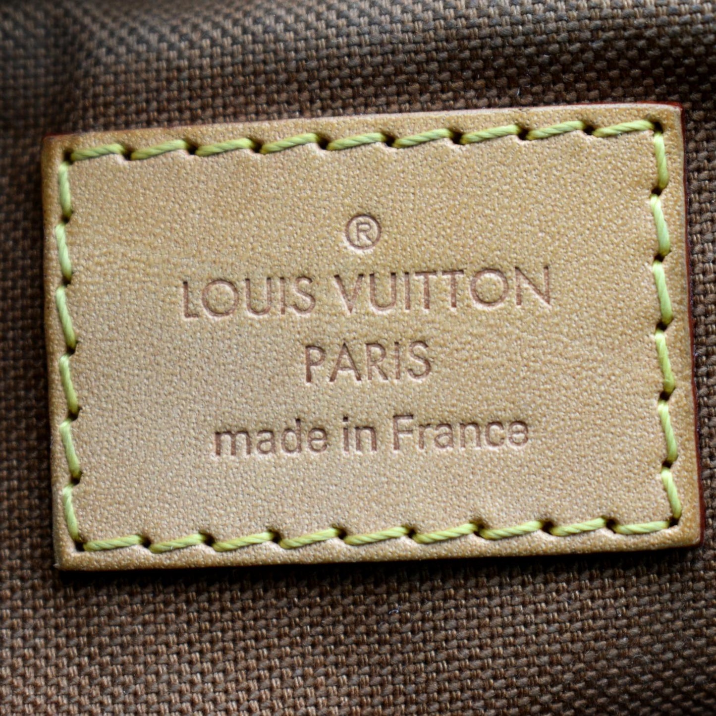 LOUIS VUITTON Palermo PM Monogram Canvas Shoulder Bag Brown