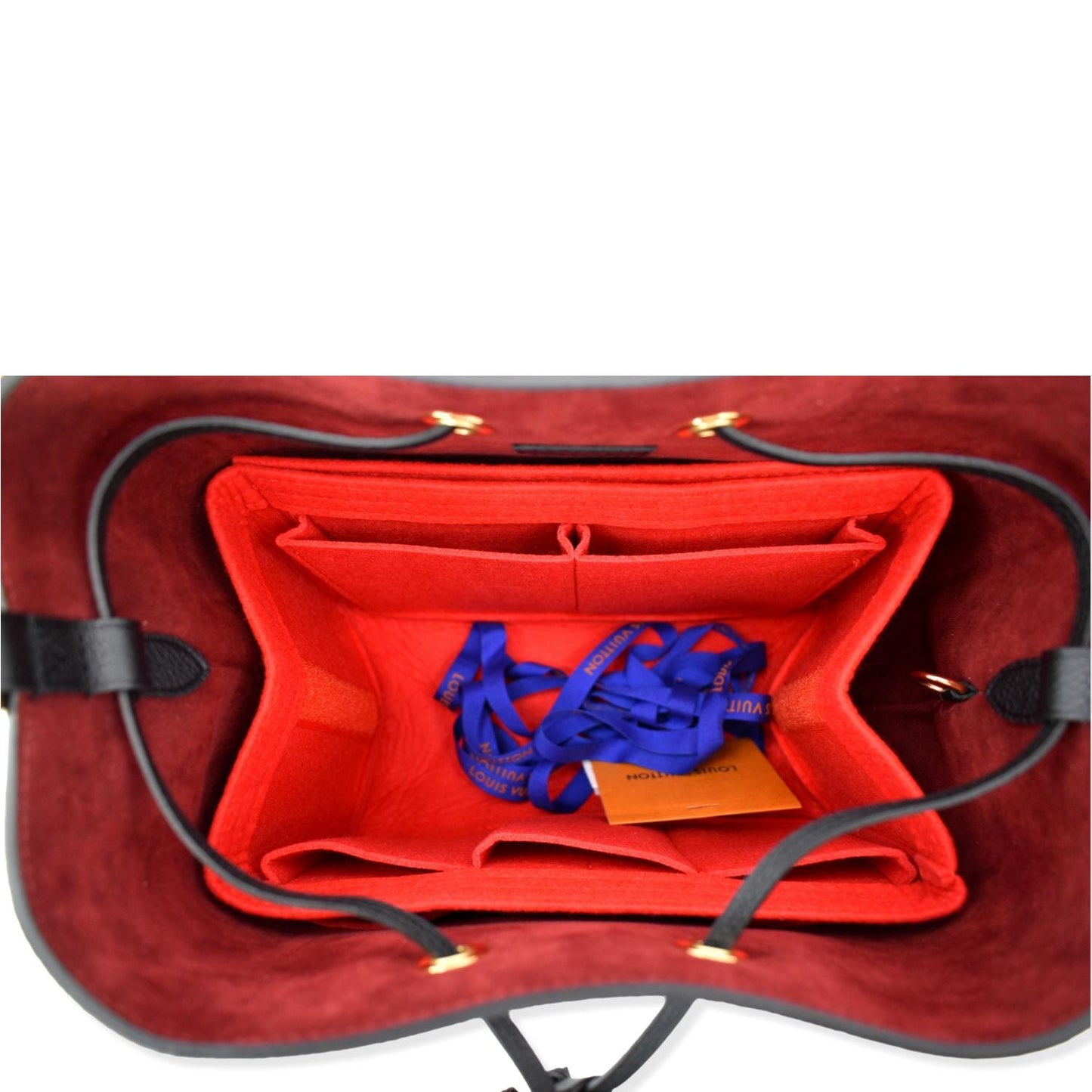 LOUIS VUITTON NeoNoe MM Bicolor Monogram Empreinte Shoulder Bag Black