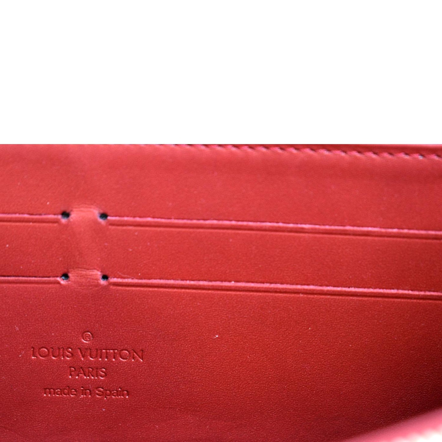 LOUIS VUITTON Monogram Vernis Zippy Wallet Pink
