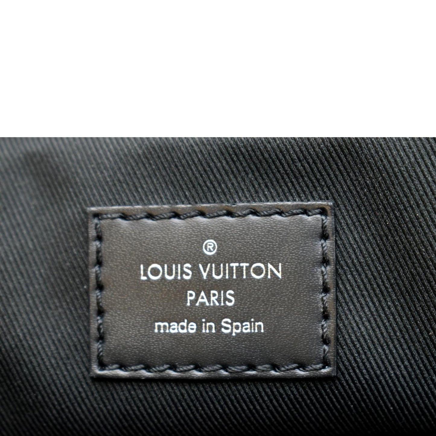 LOUIS VUITTON District PM Monogram Eclipse Messenger Bag Black