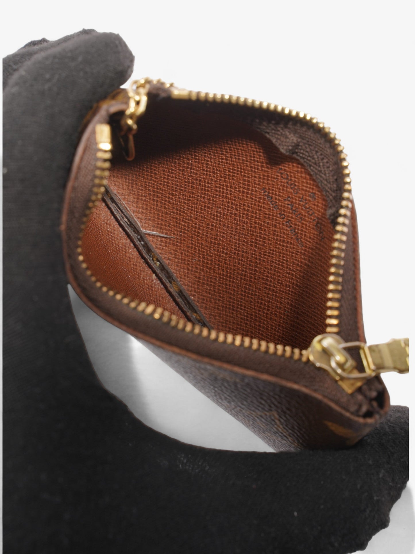 Louis Vuitton Key Pouch Monogram Coated Canvas