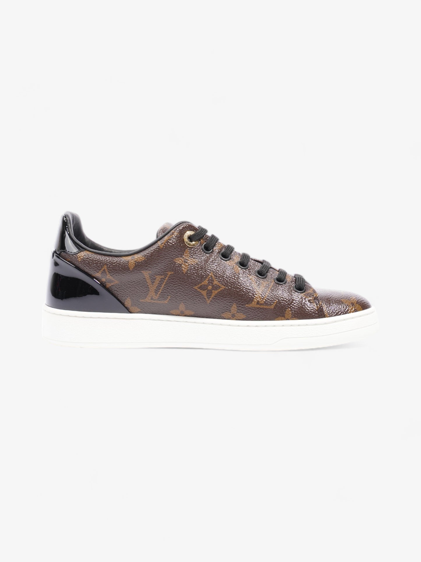 Louis Vuitton Frontrow Sneakers Brown Monogram / Black Leather EU 37 UK 4
