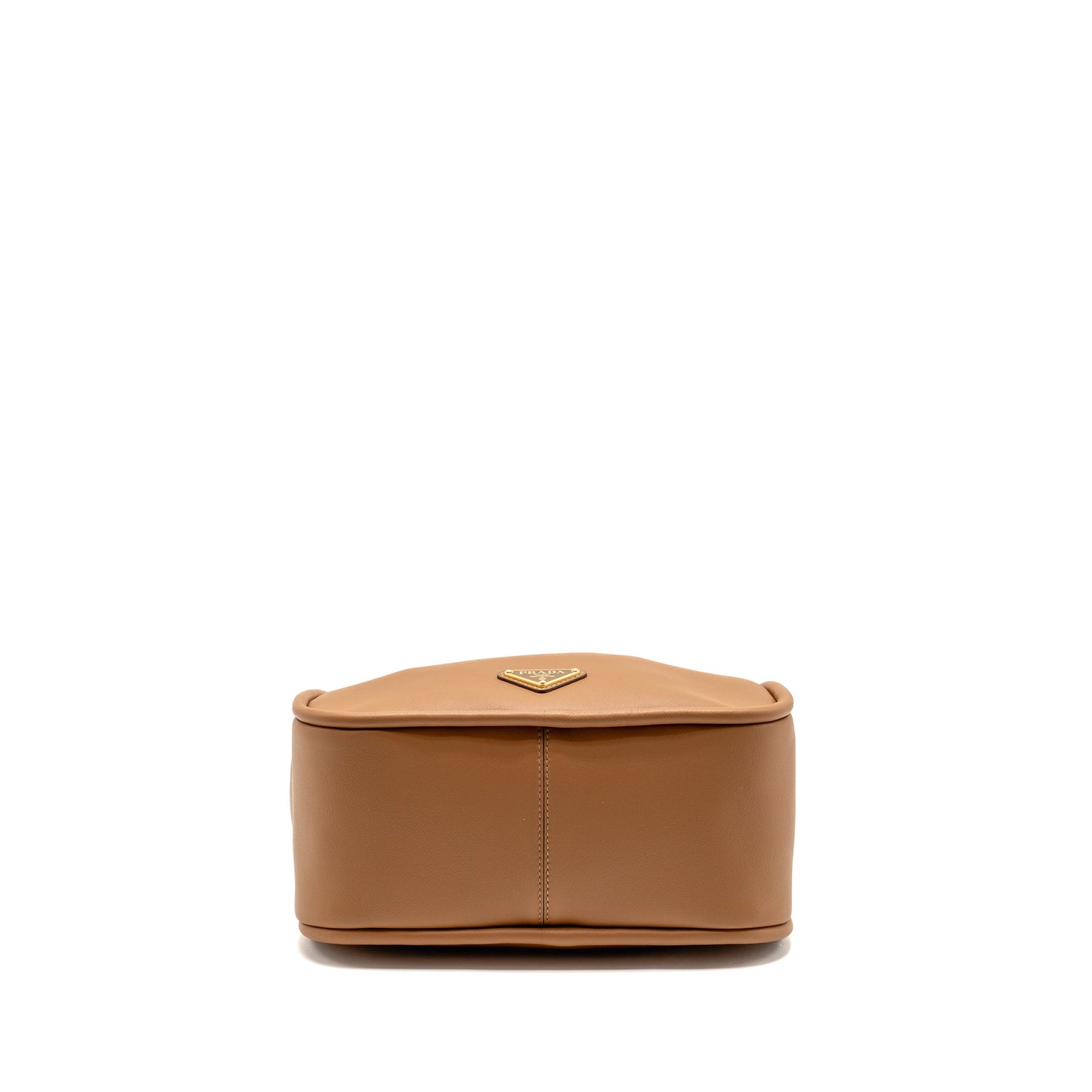 Prada Darling Handbag Calfskin Caramel