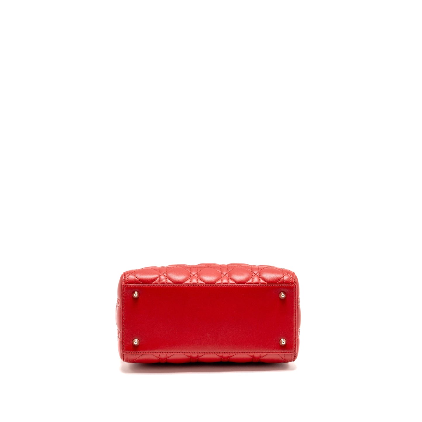Dior Medium Lady Dior Lambskin Red