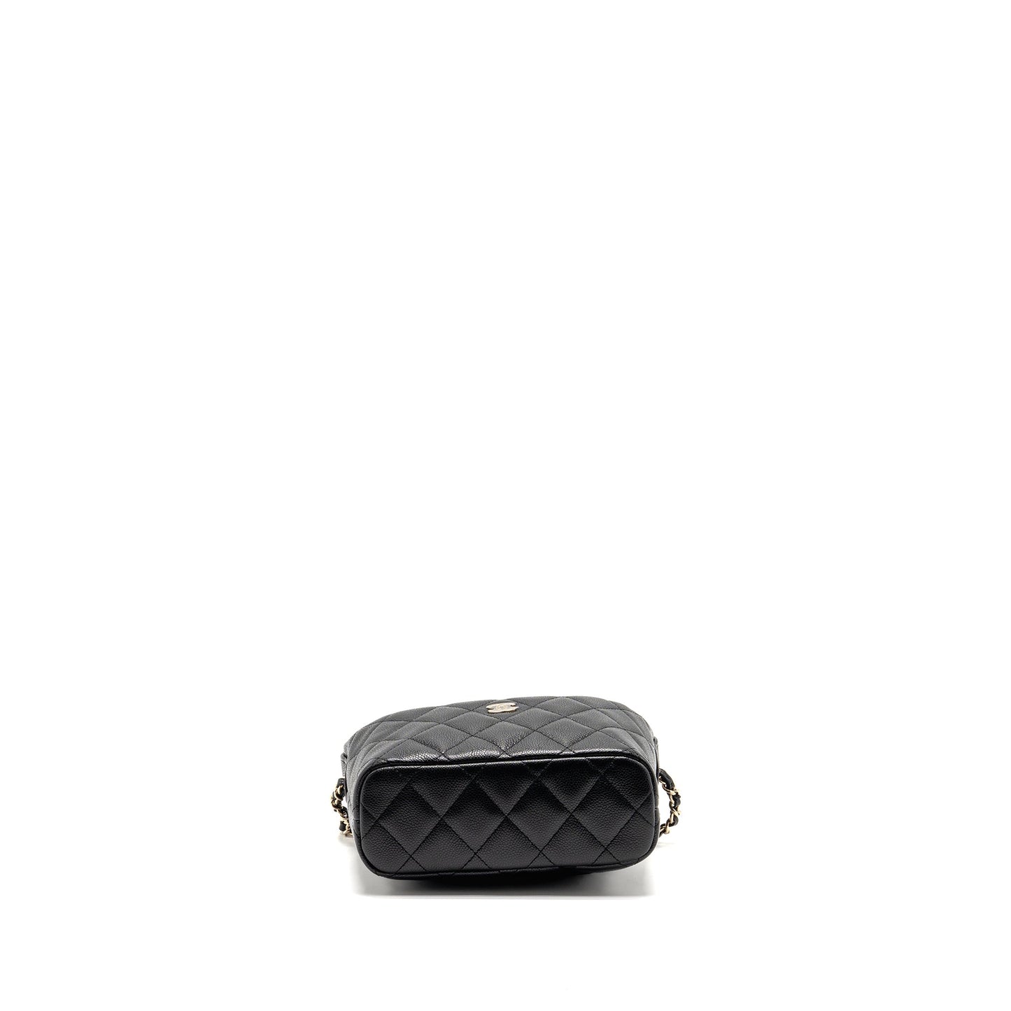 Chanel 25c Quilted Hobo Bag Caviar Black LGHW (microchip)