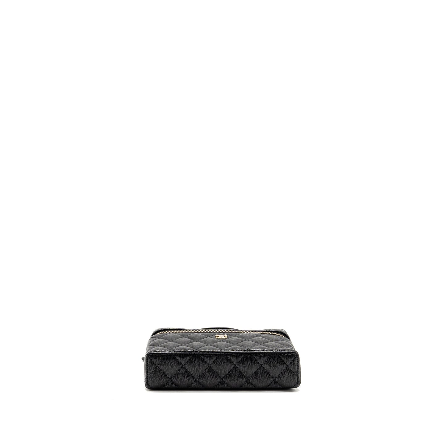 Chanel 25P CC top handle Vanity bag caviar black LGHW (microchip)