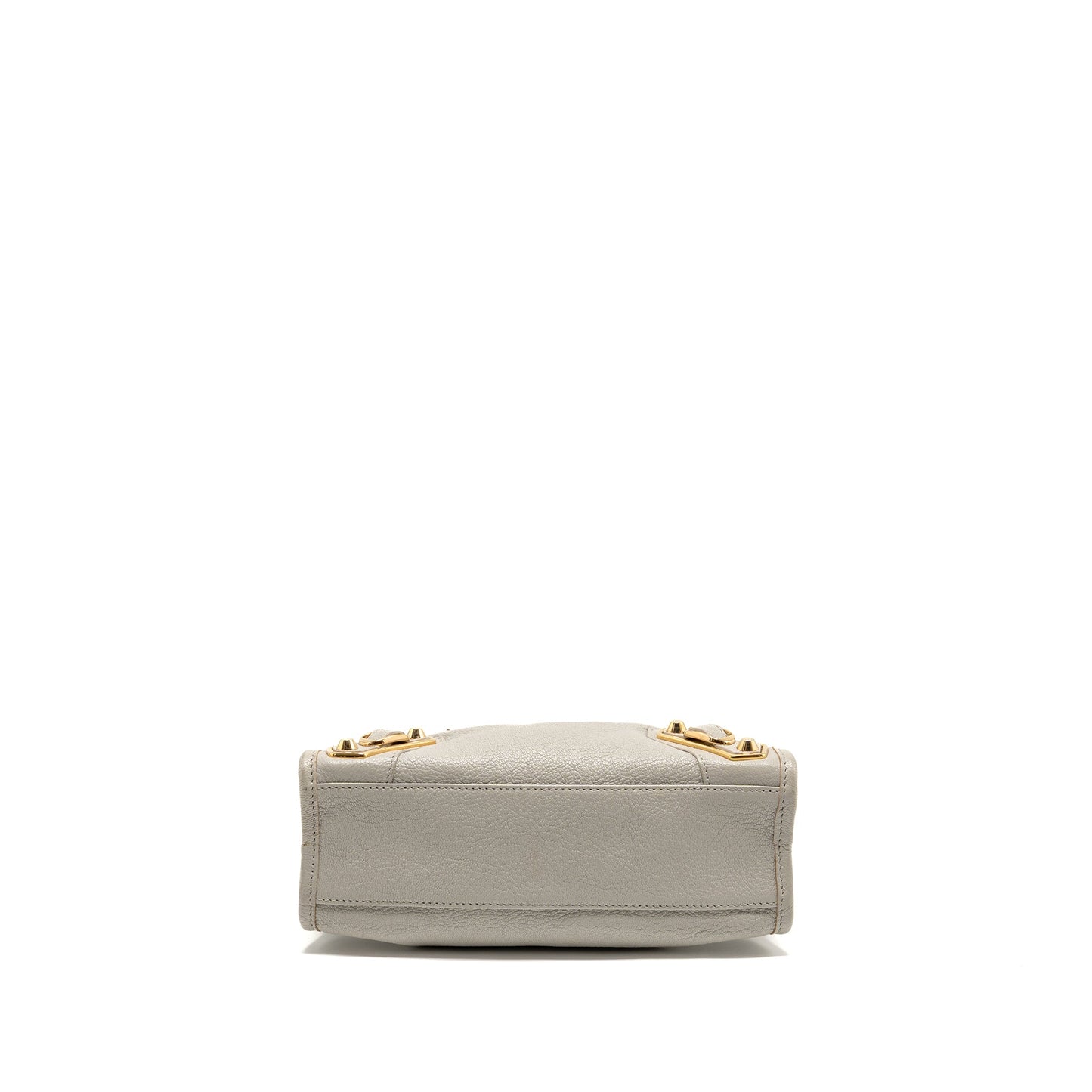Balenciaga Mini City Purse Calfskin Light Grey