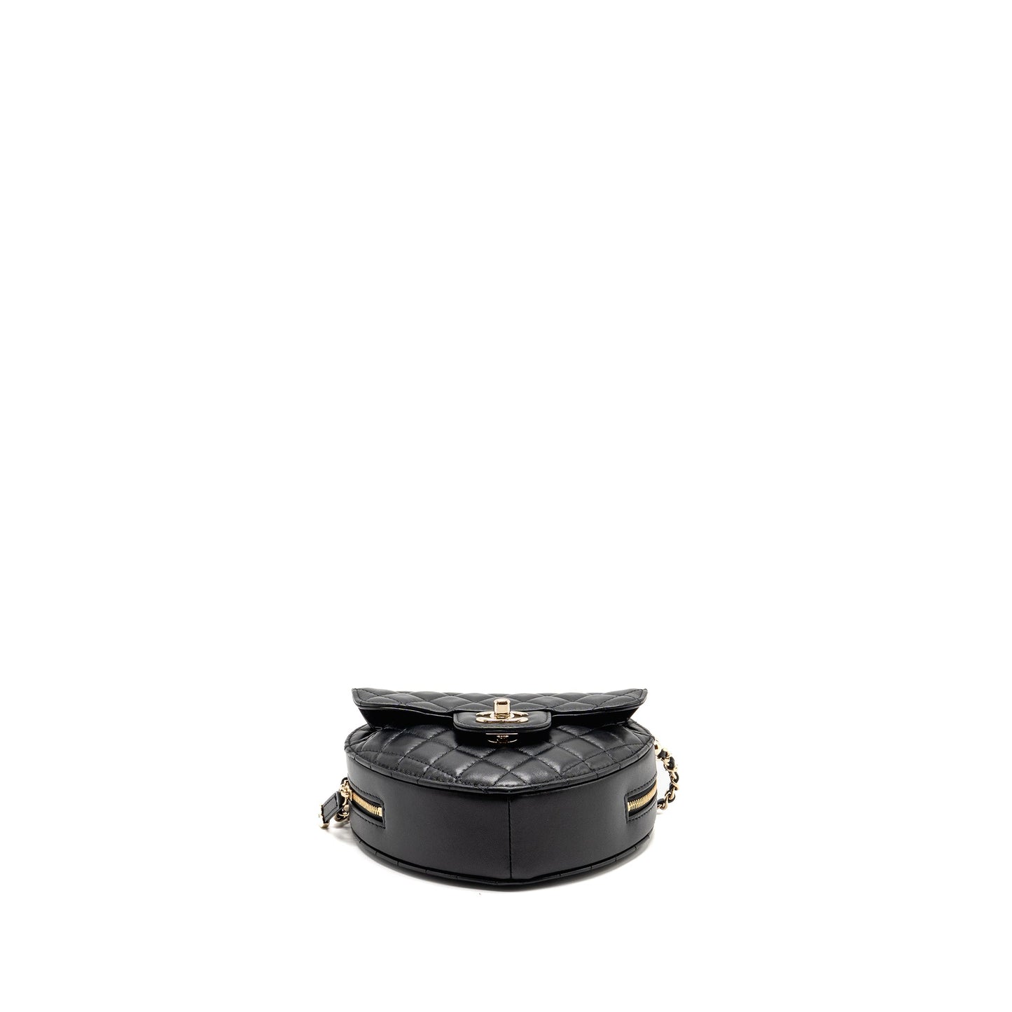 Chanel 22s Heart Bag Lambskin Black LGHW (Microchip)