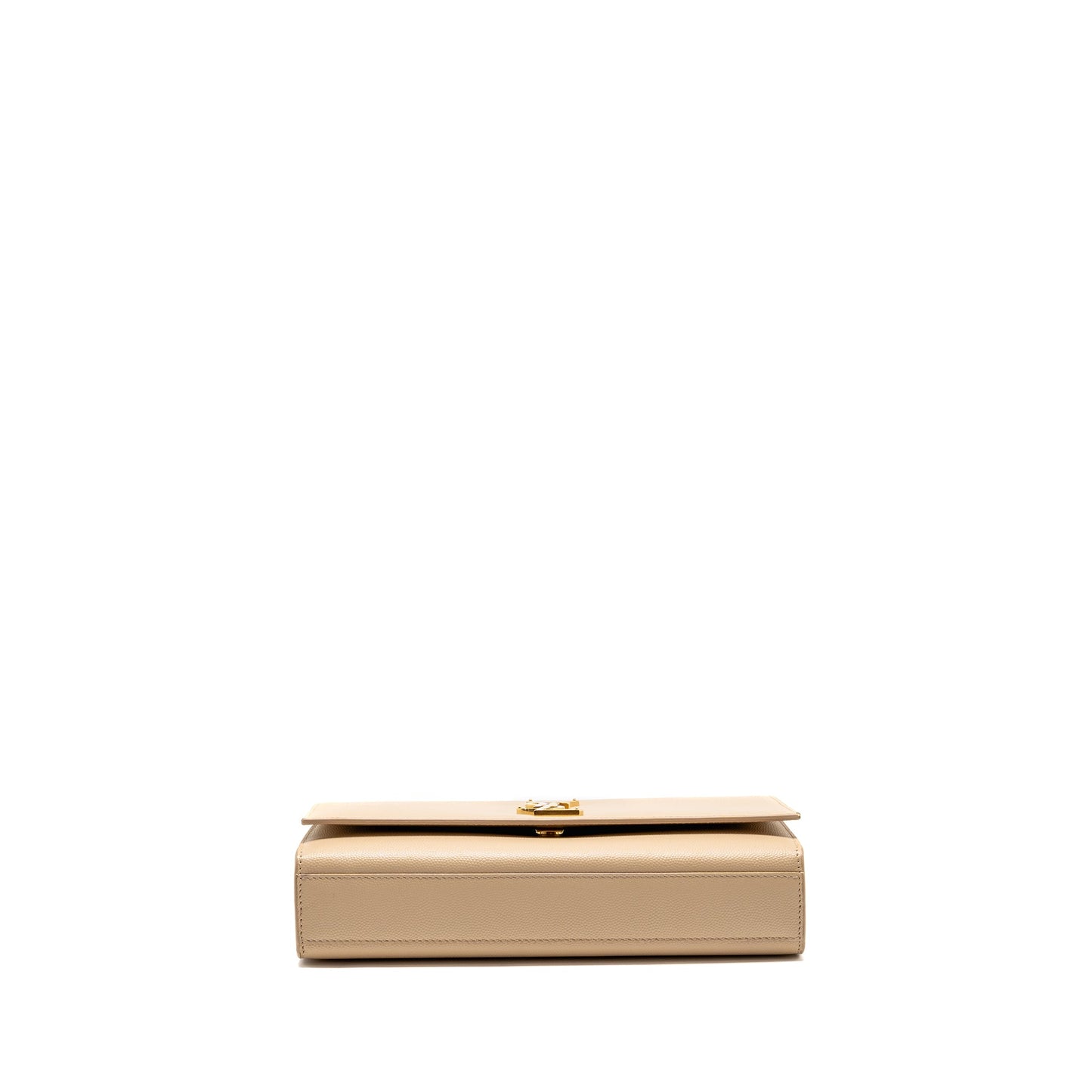 Saint Laurent/ Kate Medium Grained Calfskin Dark Beige