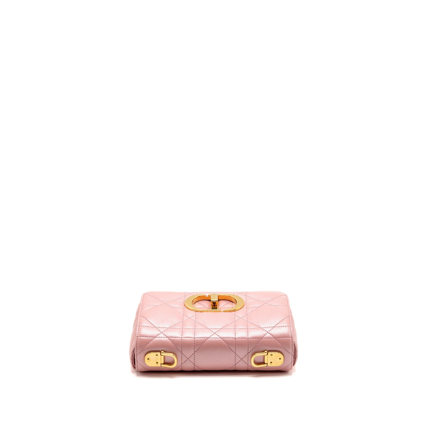 Dior Small Soft Caro Purse Lambskin Melocoton