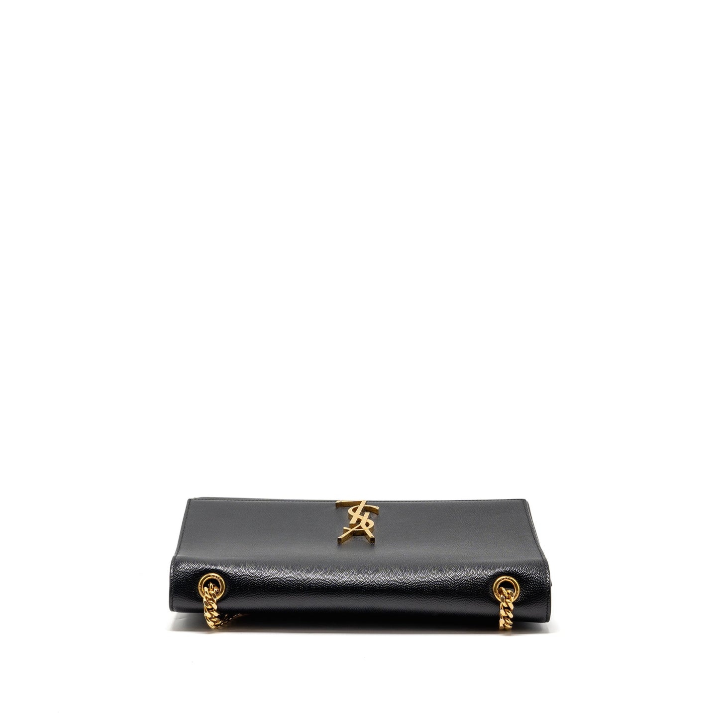 Saint Laurent/ Large Kate Chain Purse Grained Calfskin Black