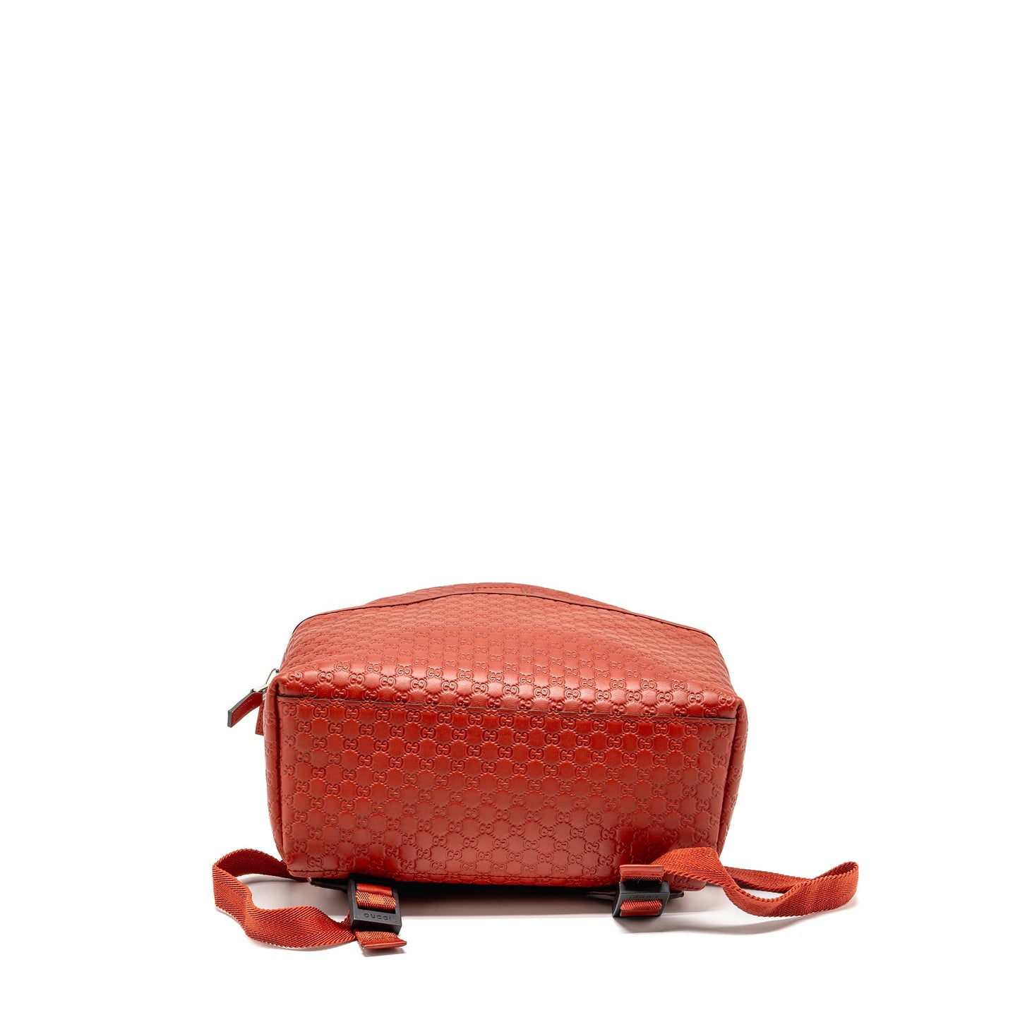 Gucci Kids Guccissima Backpack Leather Red