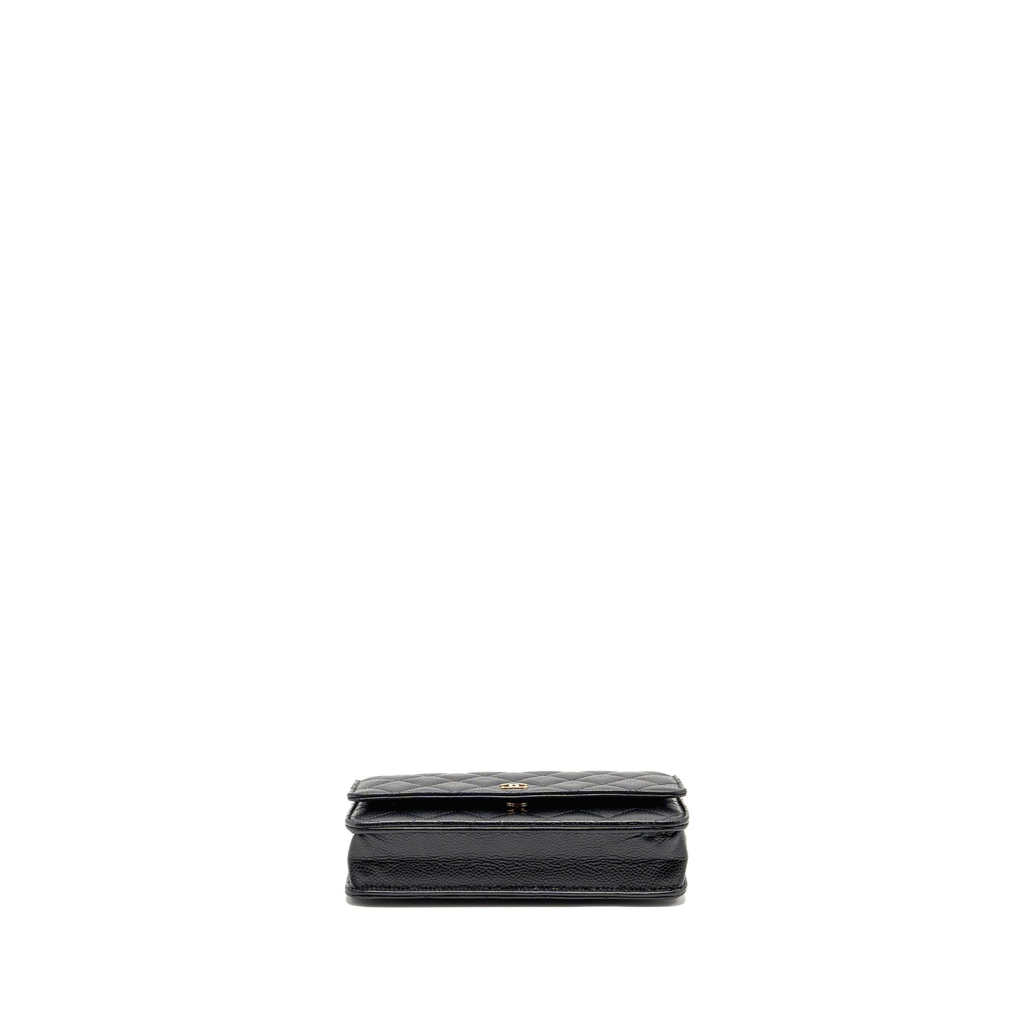 Chanel Classic Wallet On Chain Caviar Black GHW (microchip)