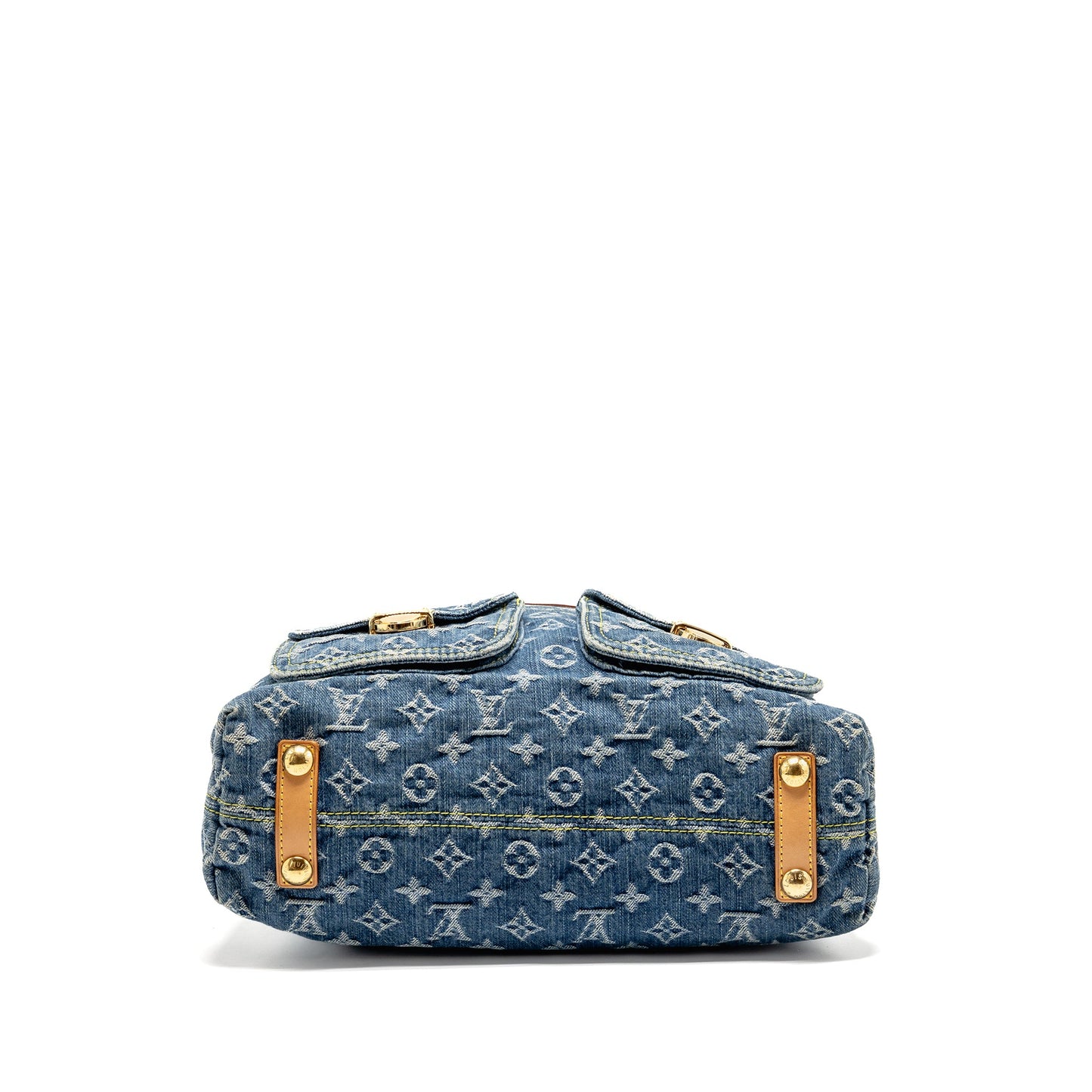 Louis Vuitton Vintage Baggy Mini Purse Monogram Denim