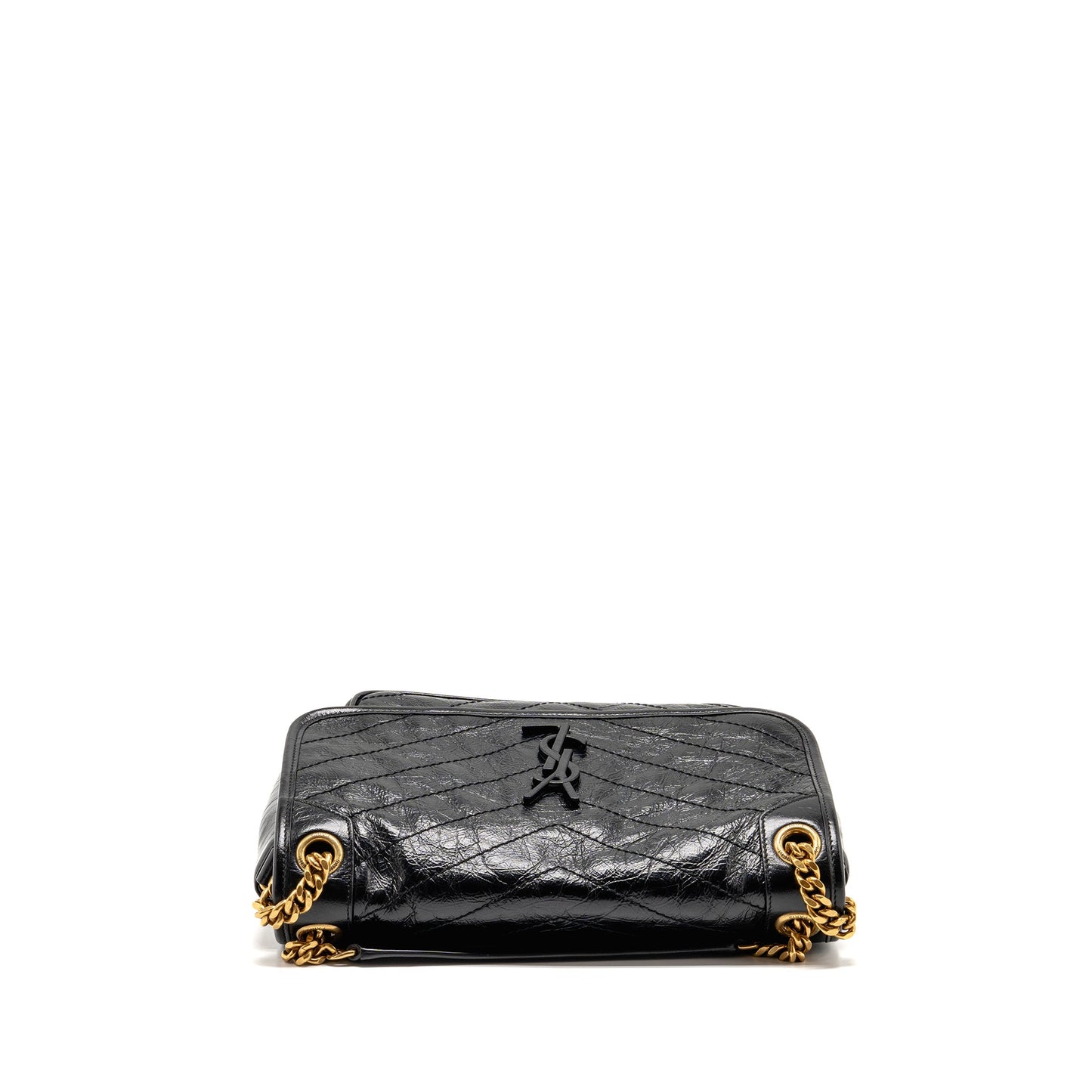 Saint Laurent/ Medium Niki Chain Purse Vintage Calfskin Black