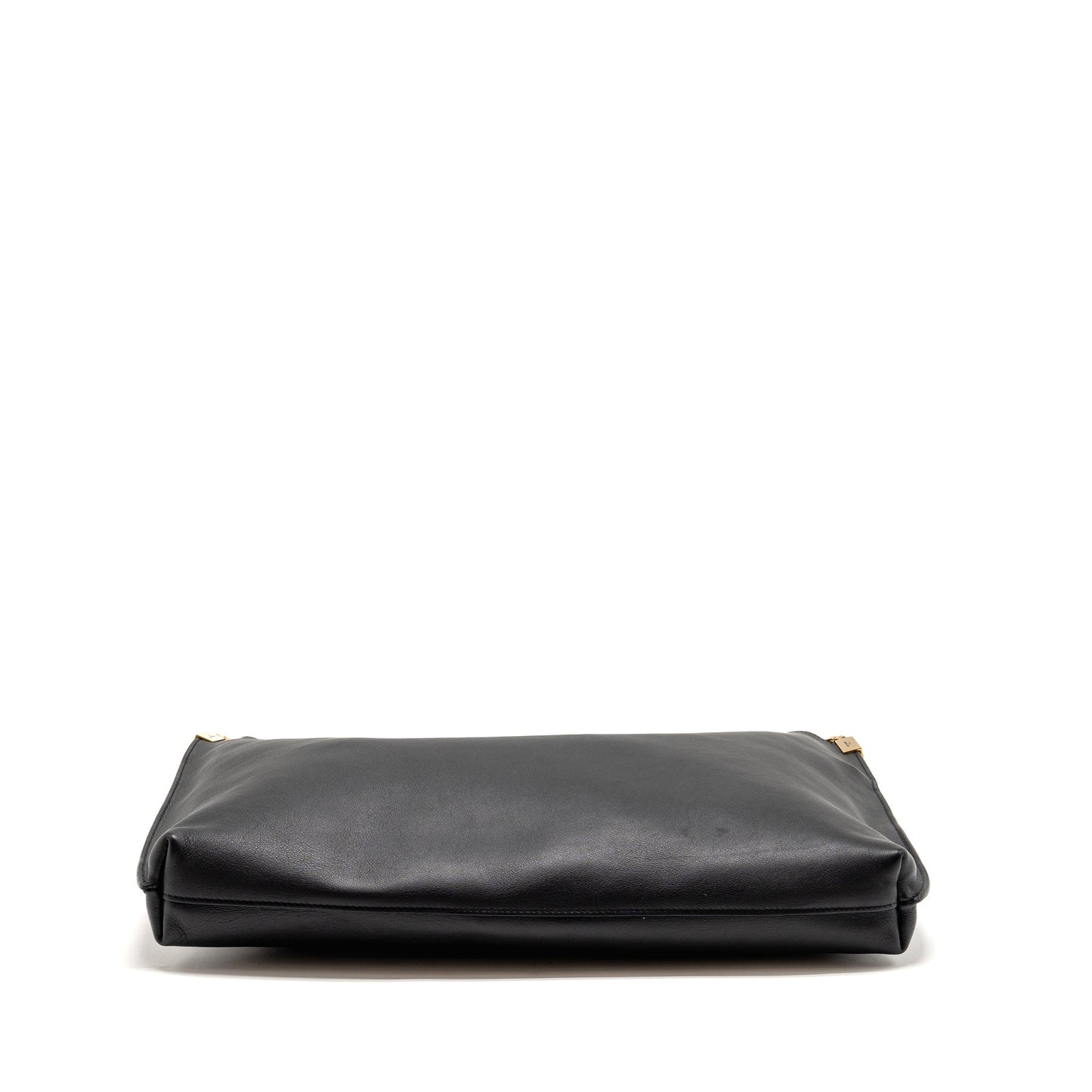 Saint Laurent/ Suzanne Hobo Purse Calfskin Black