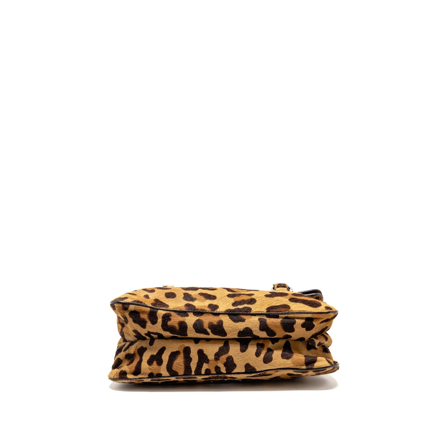 Prada Leopard Print Mini Purse Ponyhair Multicoloured