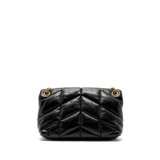 Saint Laurent/ Small Puffer Purse Nappa Black Multicolour Hardware