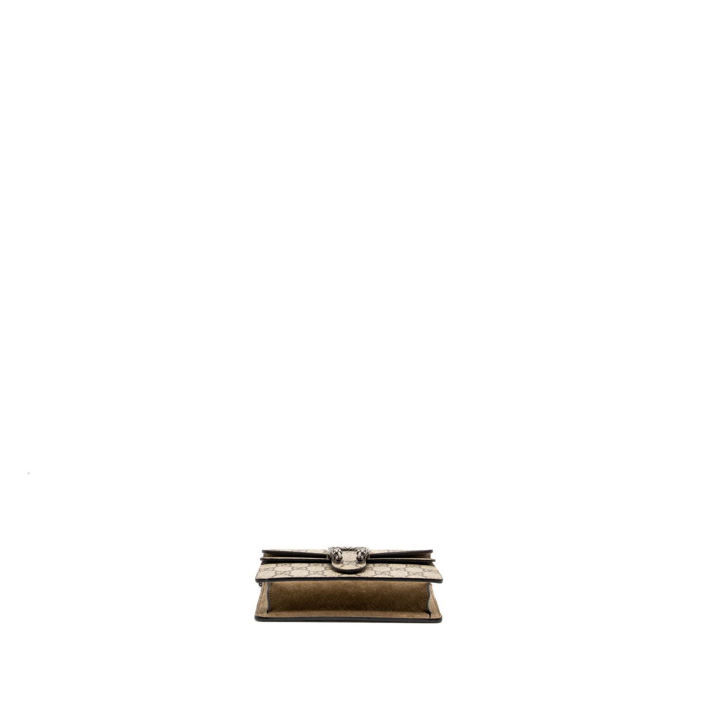 Gucci Super Mini Dionysus Supreme Canvas/Suede Brown