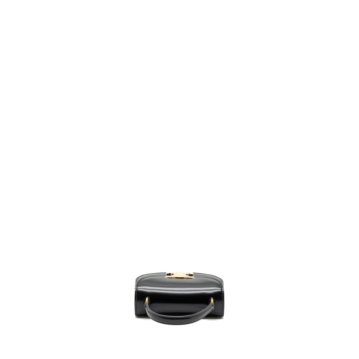 Celine Mini Besace Shiny Calfskin Black