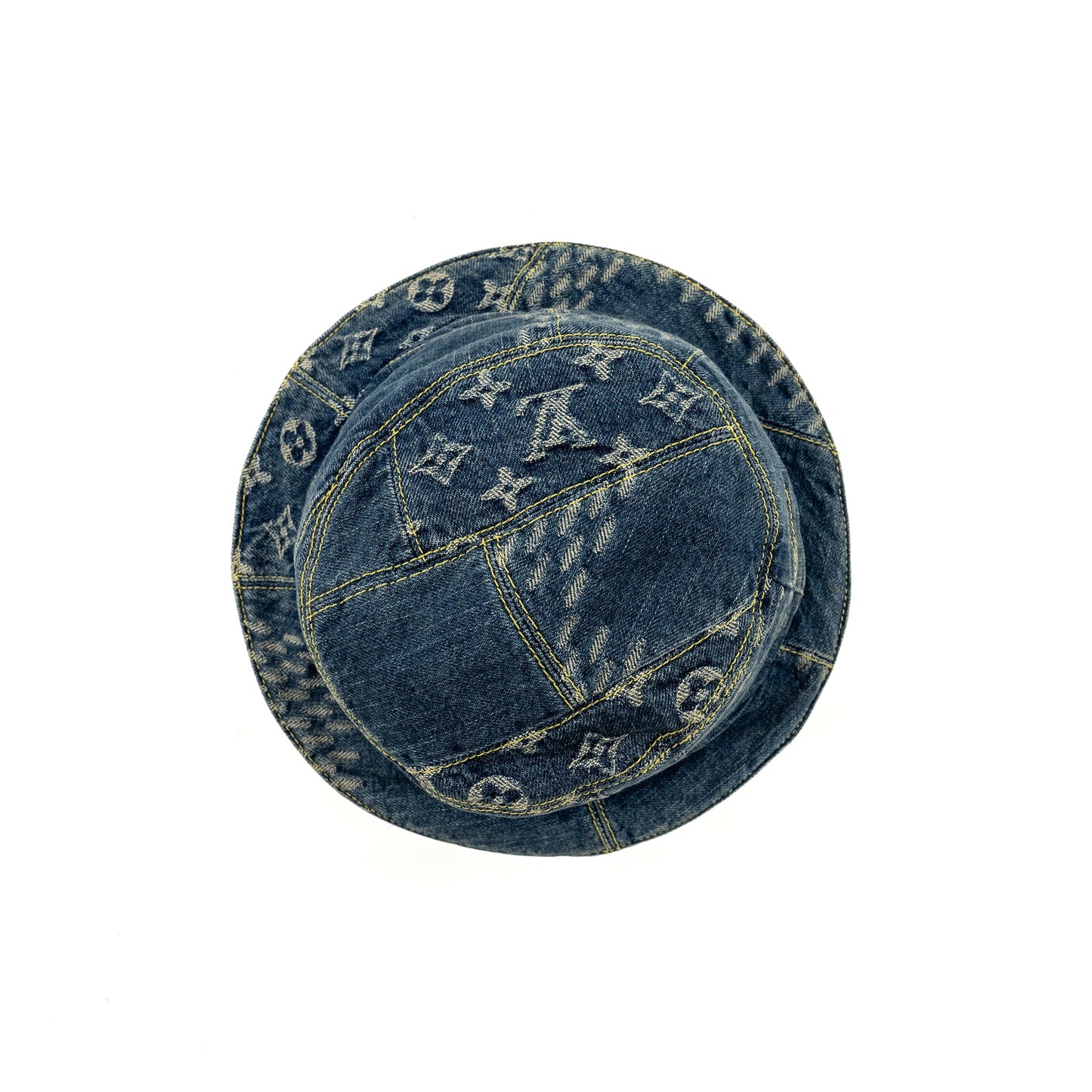 Louis Vuitton à Nigo Size 58 Damier Bucket Hat Denim Blue