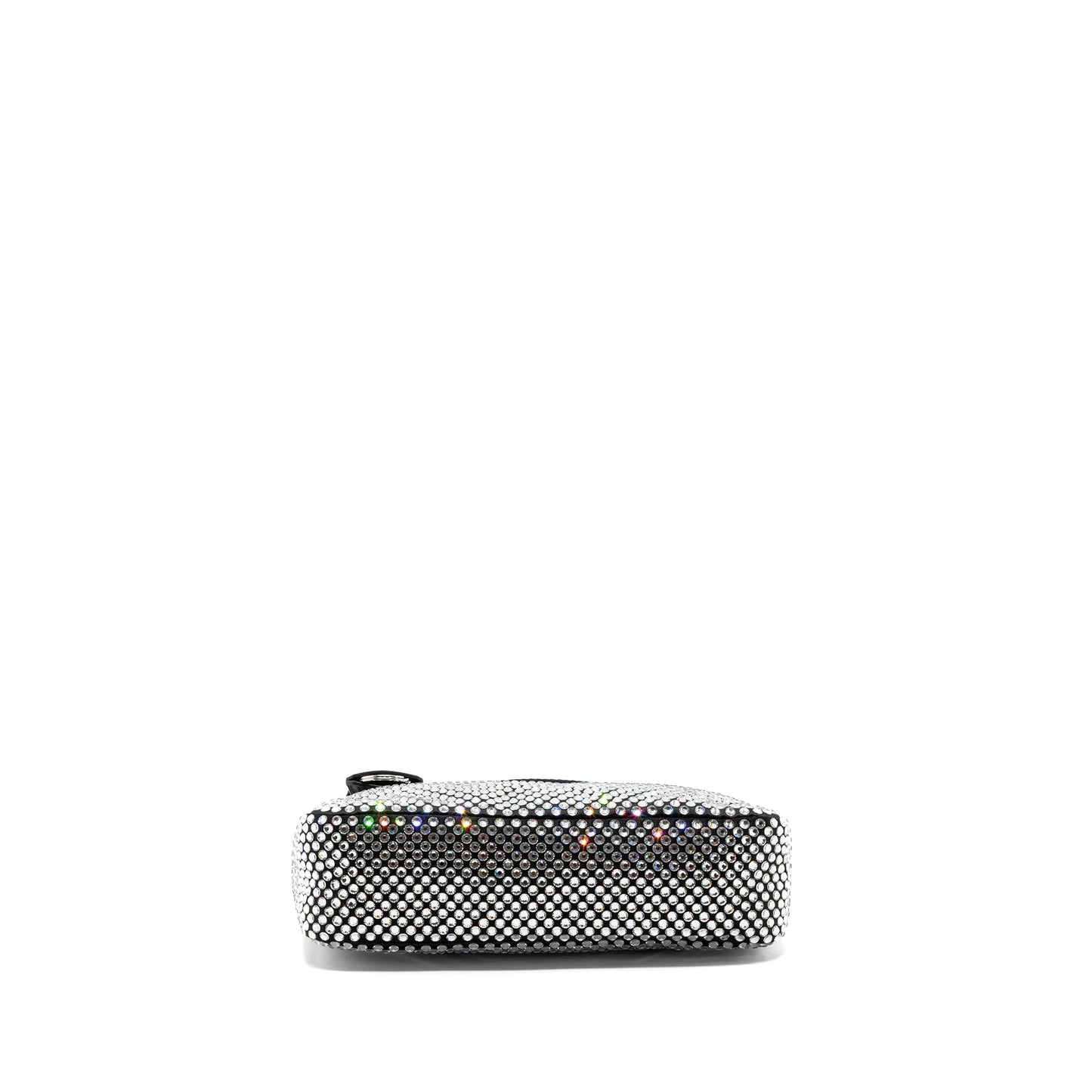 Prada reedition 2000 mini Purse satin with crystal black