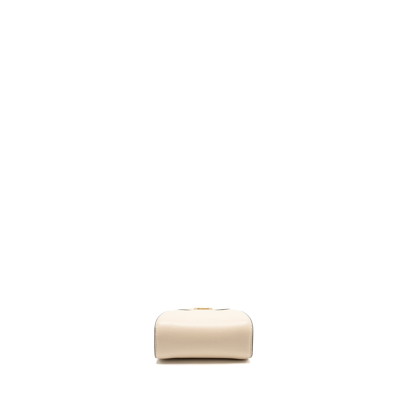 FENDI Nano Peekaboo Lambskin White