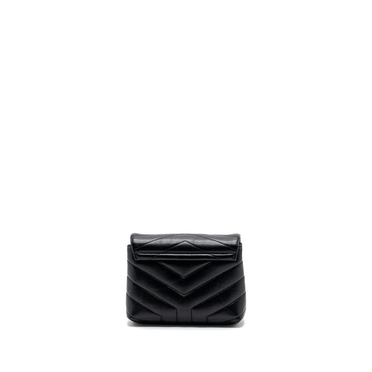 Saint laurent Loulou toy strap Purse calfskin black