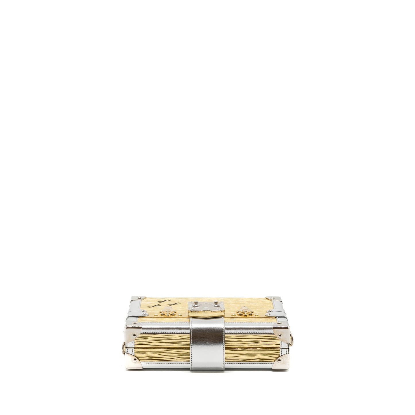 Louis Vuitton petit Malle epi gold / silver