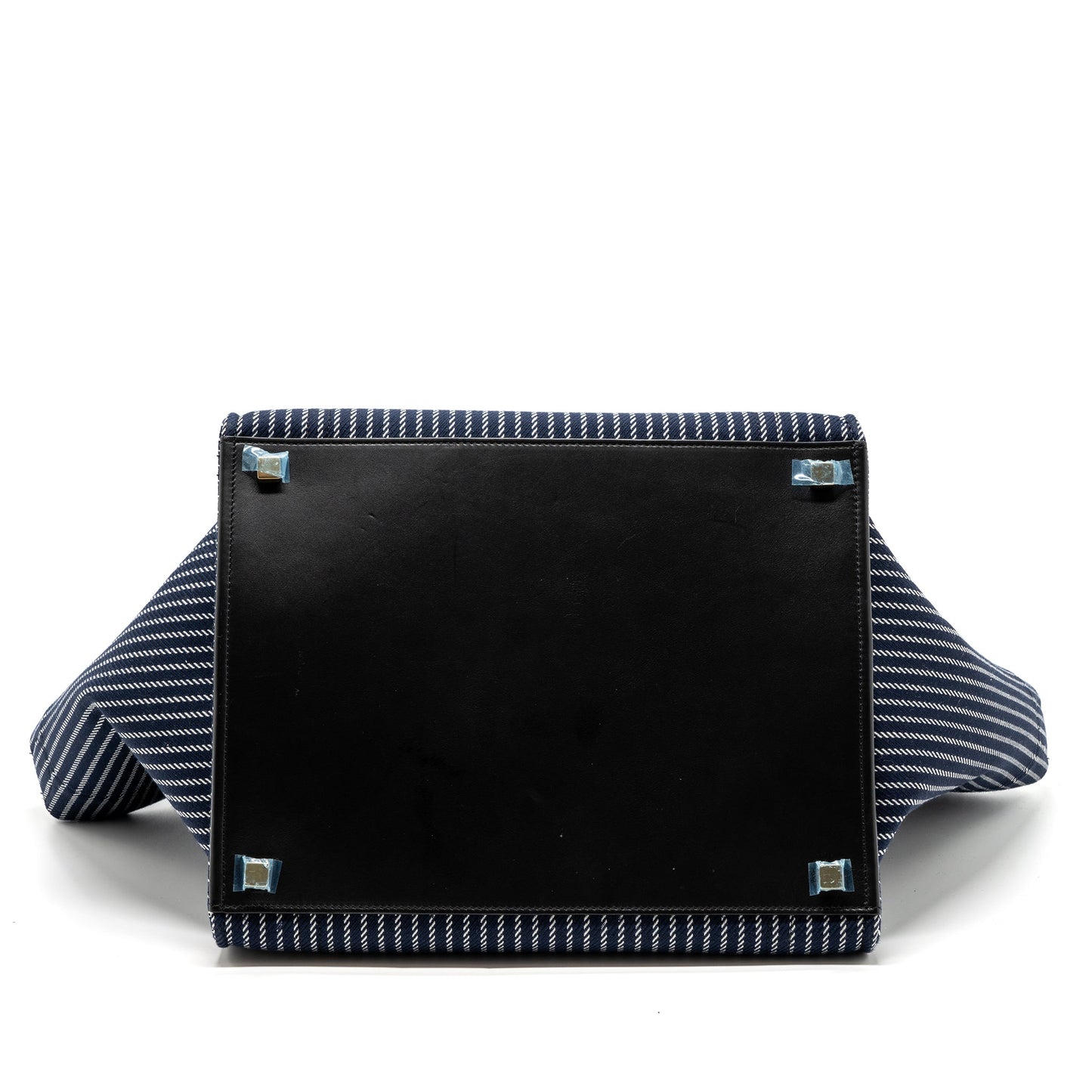 Celine phantom luggage Purse canvas / leather dark blue / black