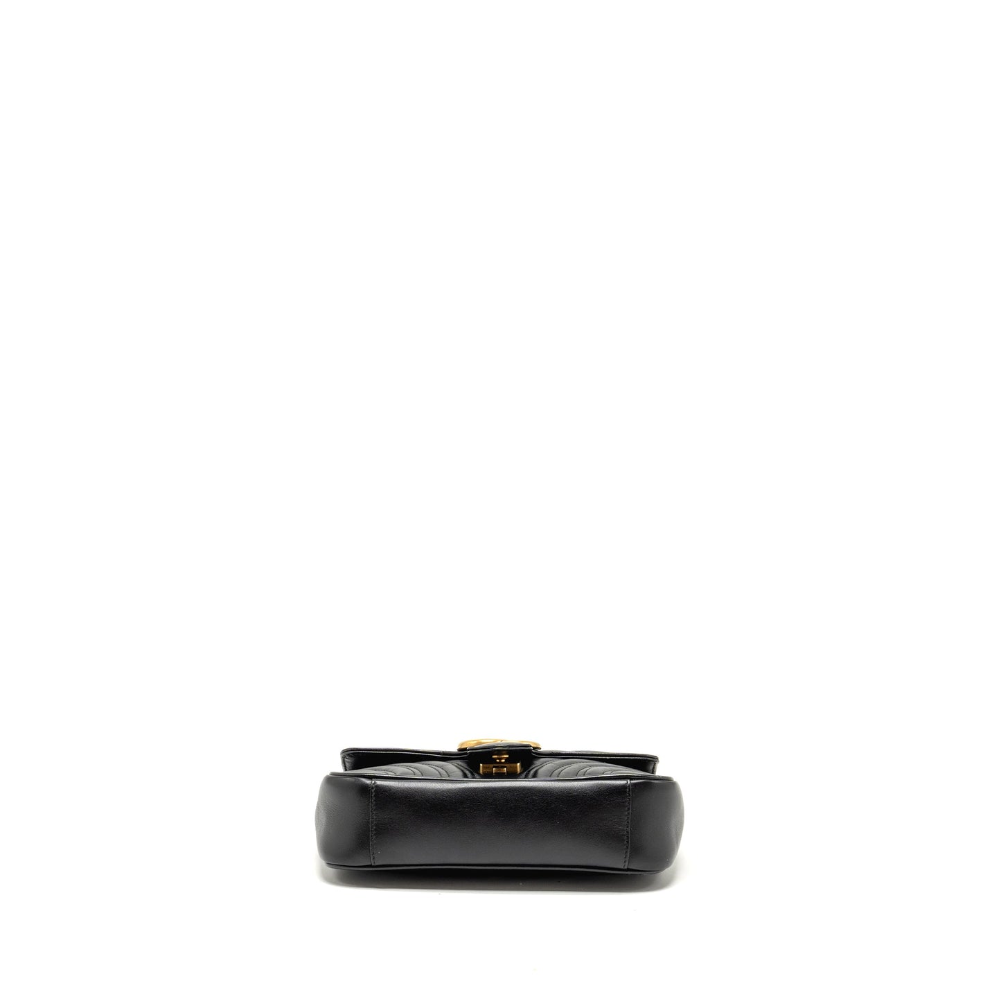 GUCCI Small Marmont Mini Purse Calfskin Black