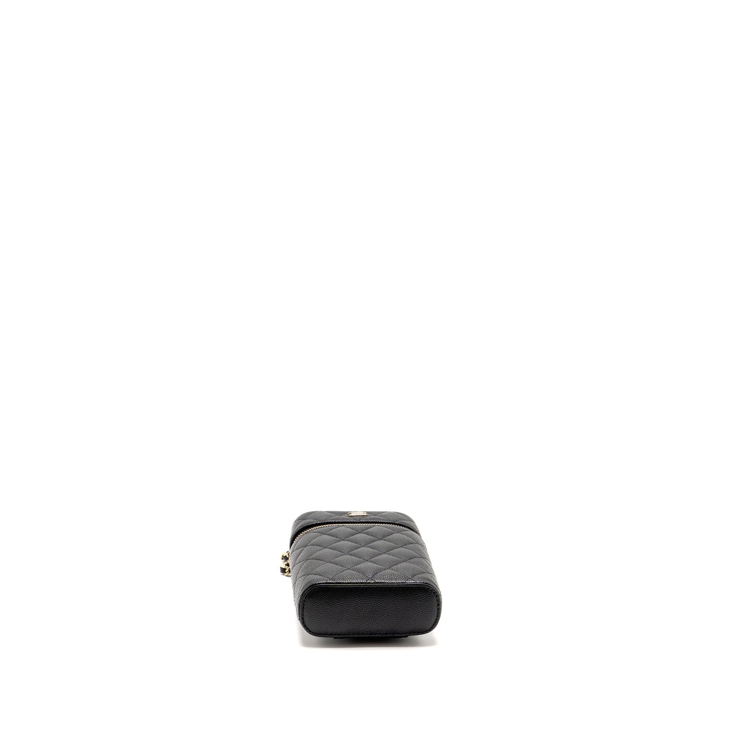 Chanel Classic Vanity Phone Holder with Chain Caviar Black LGHW