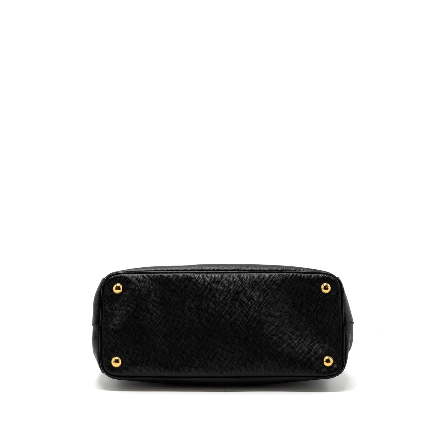 Prada double zip tote Purse saffiano calfskin black