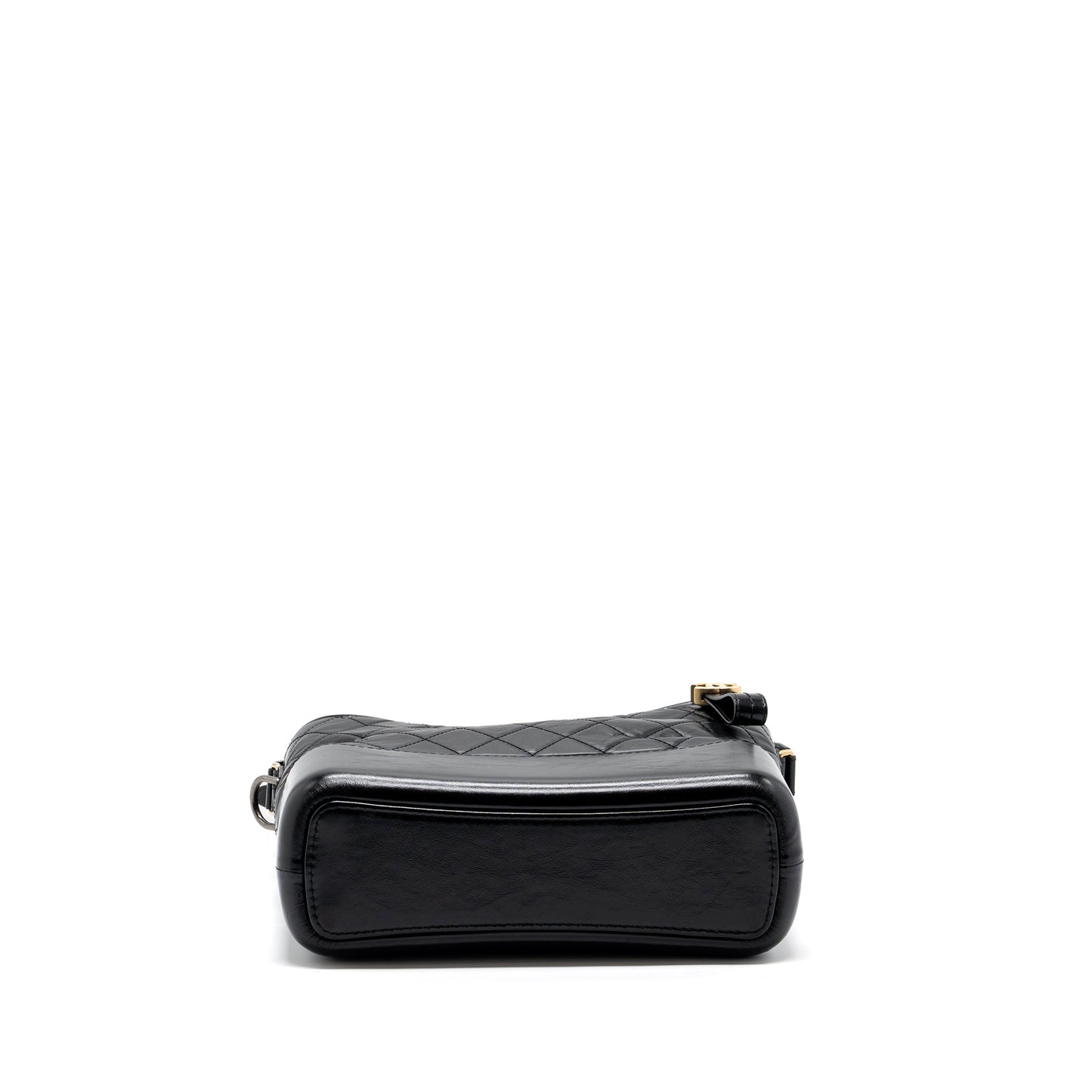 Chanel Large Gabrielle Hobo Bag Aged Calfskin Black Multicolour Hardware