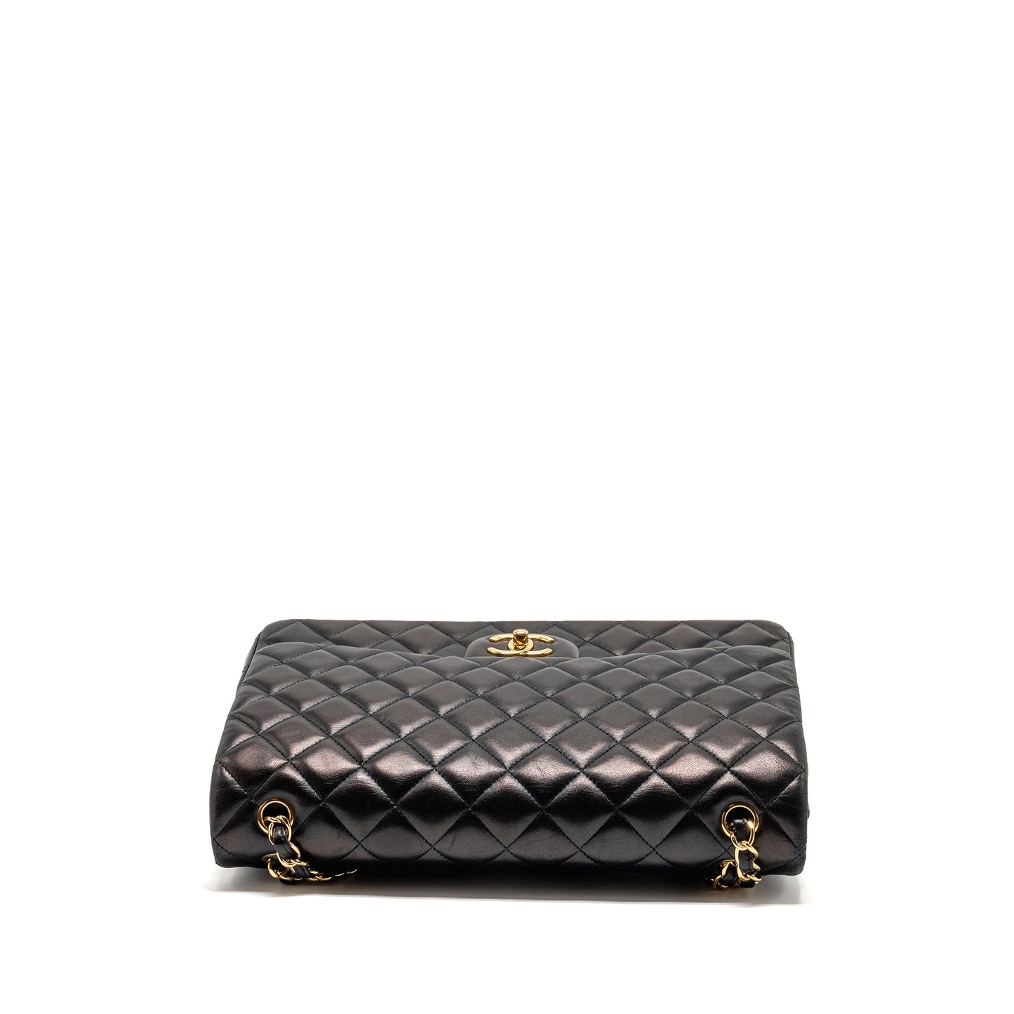 Chanel Maxi Classic Double Flap Bag Lambskin Black GHW