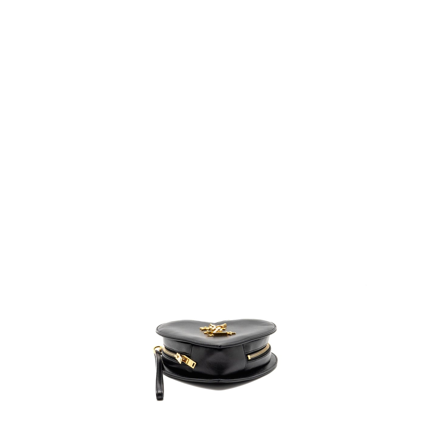 Saint Laurent/ Love Heart Clutch Lambskin Black