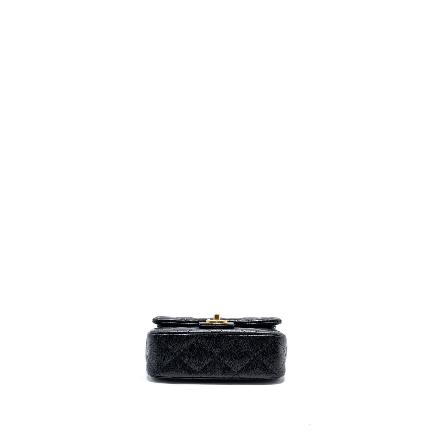 Chanel 23p Coco Love Flap Bag Caviar Black GHW (microchip)
