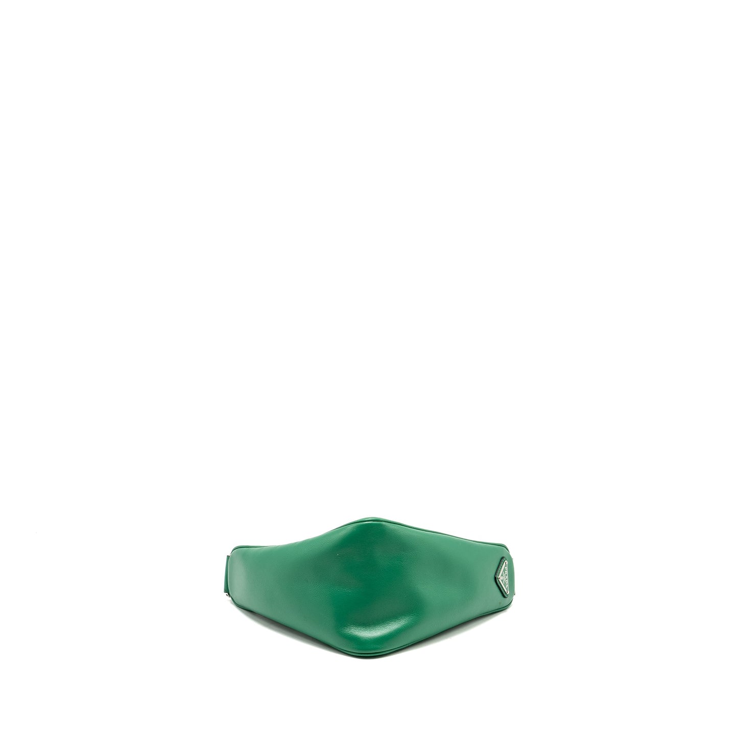 Prada Triangle Mini Purse Leather Green