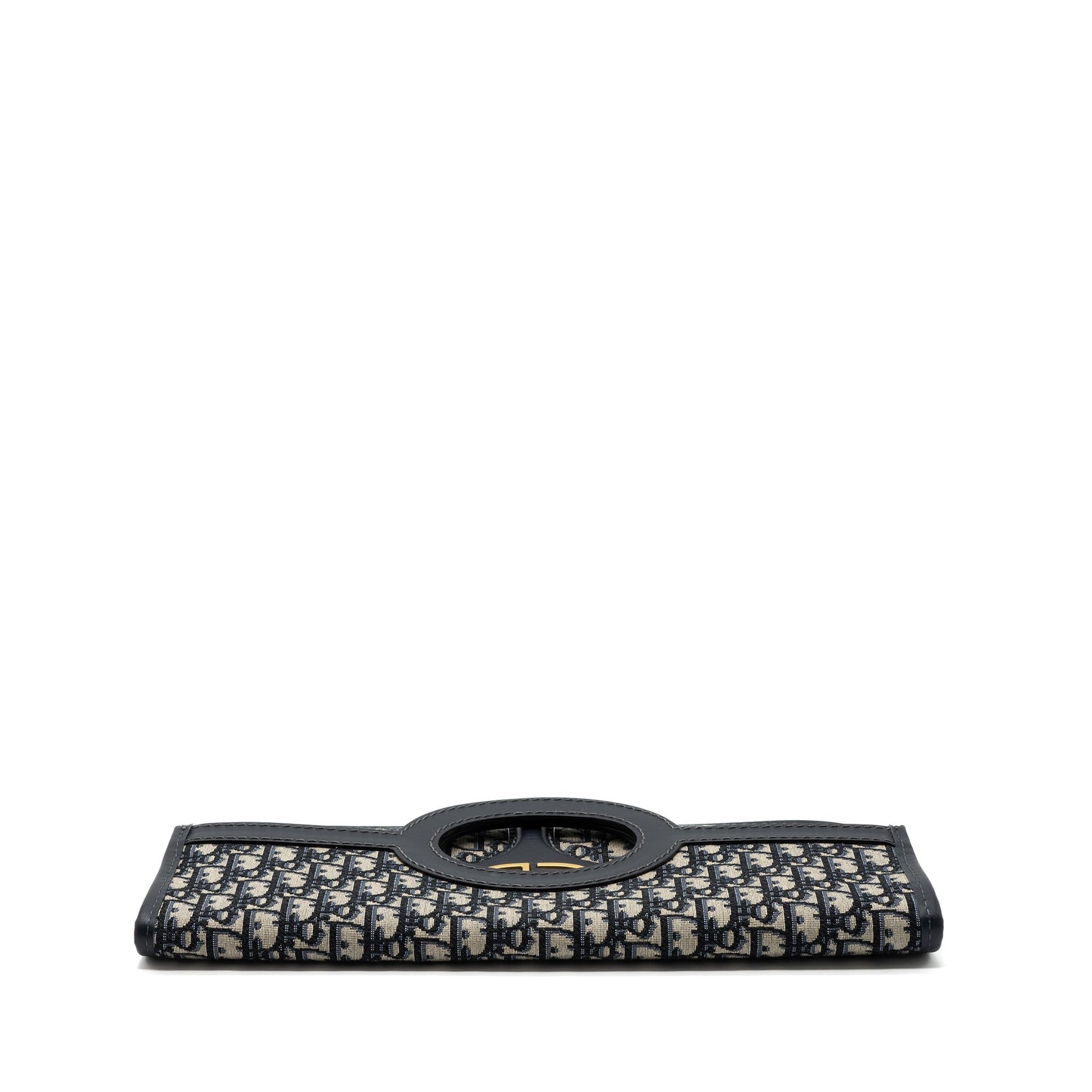 Dior Folder Clutch Blue Dior Oblique Canvas/ Leather