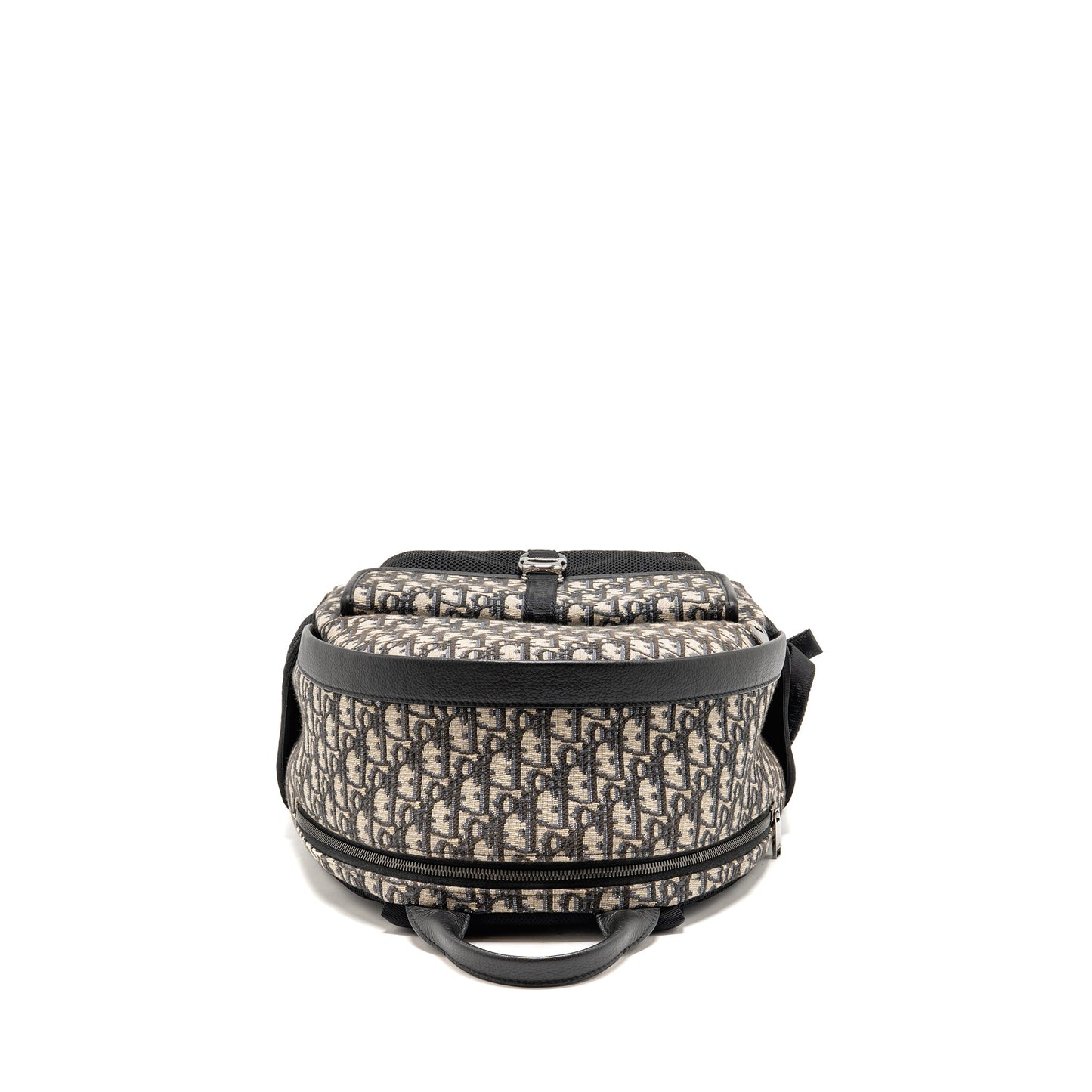 Dior menâs backpack dior oblique canvas / calfskin blue / black