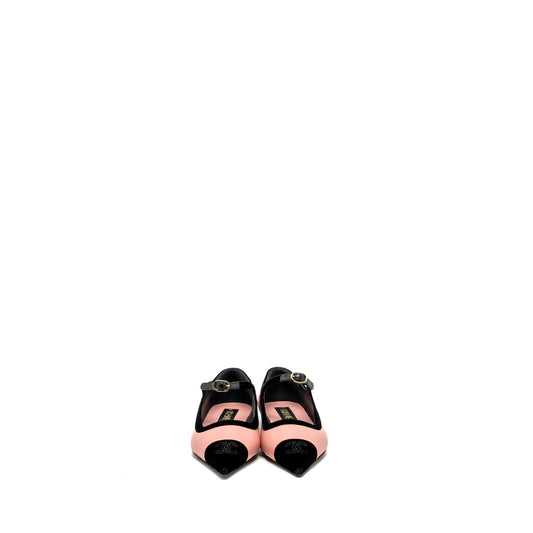 Chanel size 36.5 merry Janeâs shoes pink / black