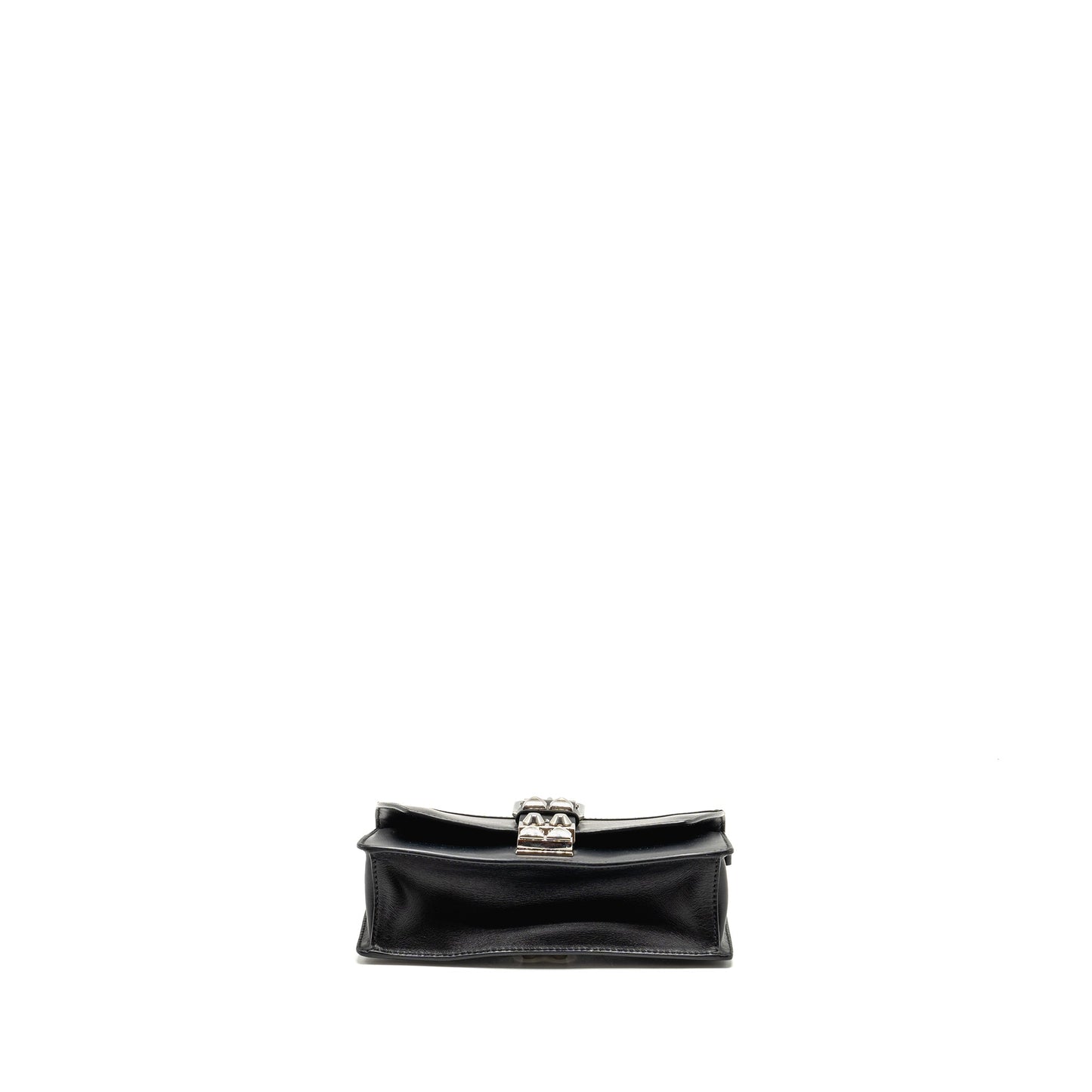 Prada Electra City Flap Purse Calfskin Black/Red