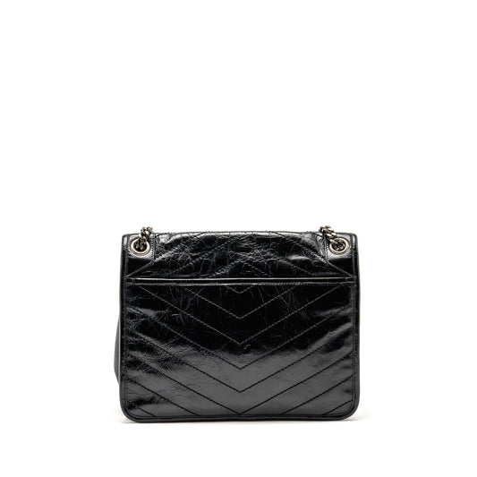 Saint Laurent/ Medium Niki Purse Vintage Calfskin Black