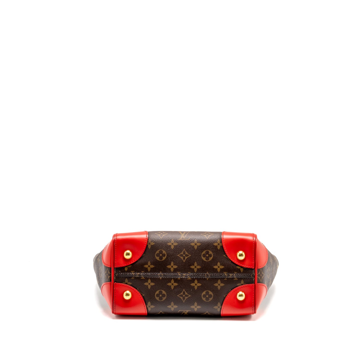 Louis Vuitton Phenix Top Handle Mini Purse Monogram Canvas Red